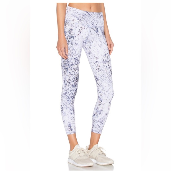 Strut This white and purple leggings, S - Picture 3 of 6